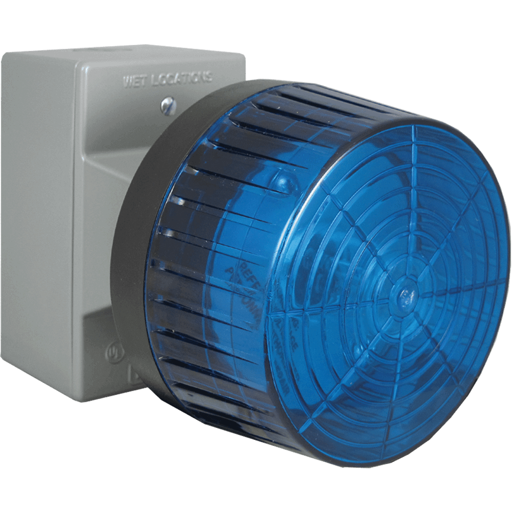 Viking BLK-4-EWP Blue Strobe Light Kit with Steady-On Feature and Enhanced Weather Protection