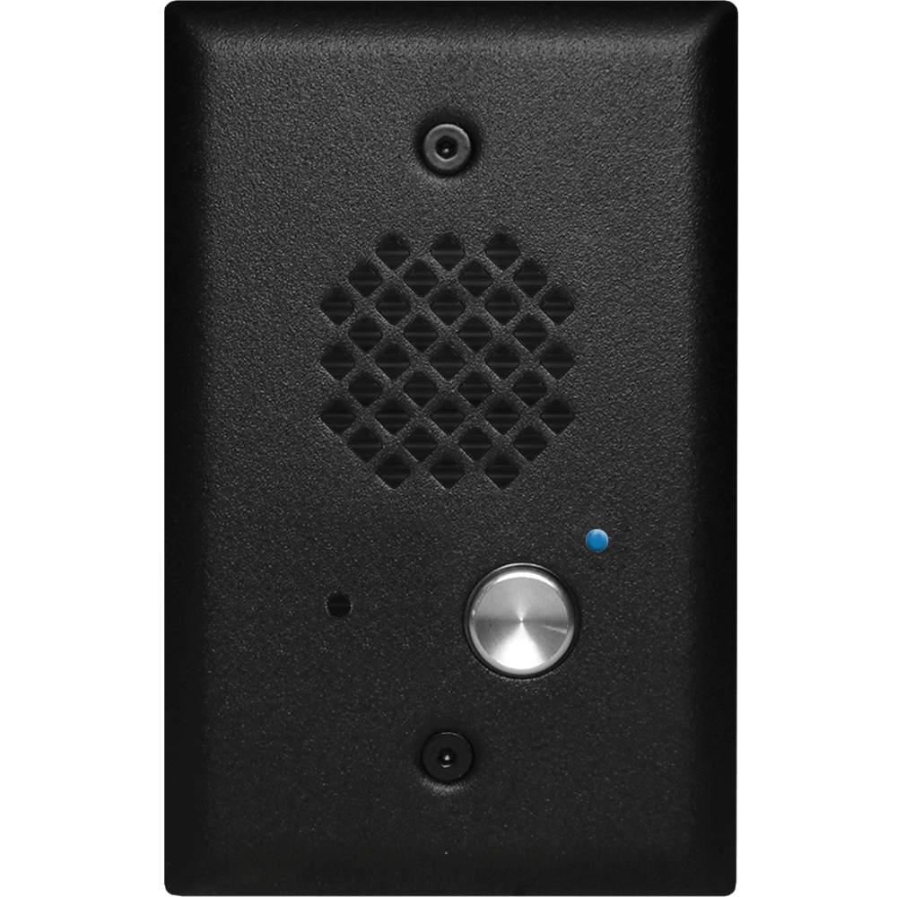 Viking E-40-BK-EWP Black Compact Handsfree Entry Phone with Enhanced Weather Protection
