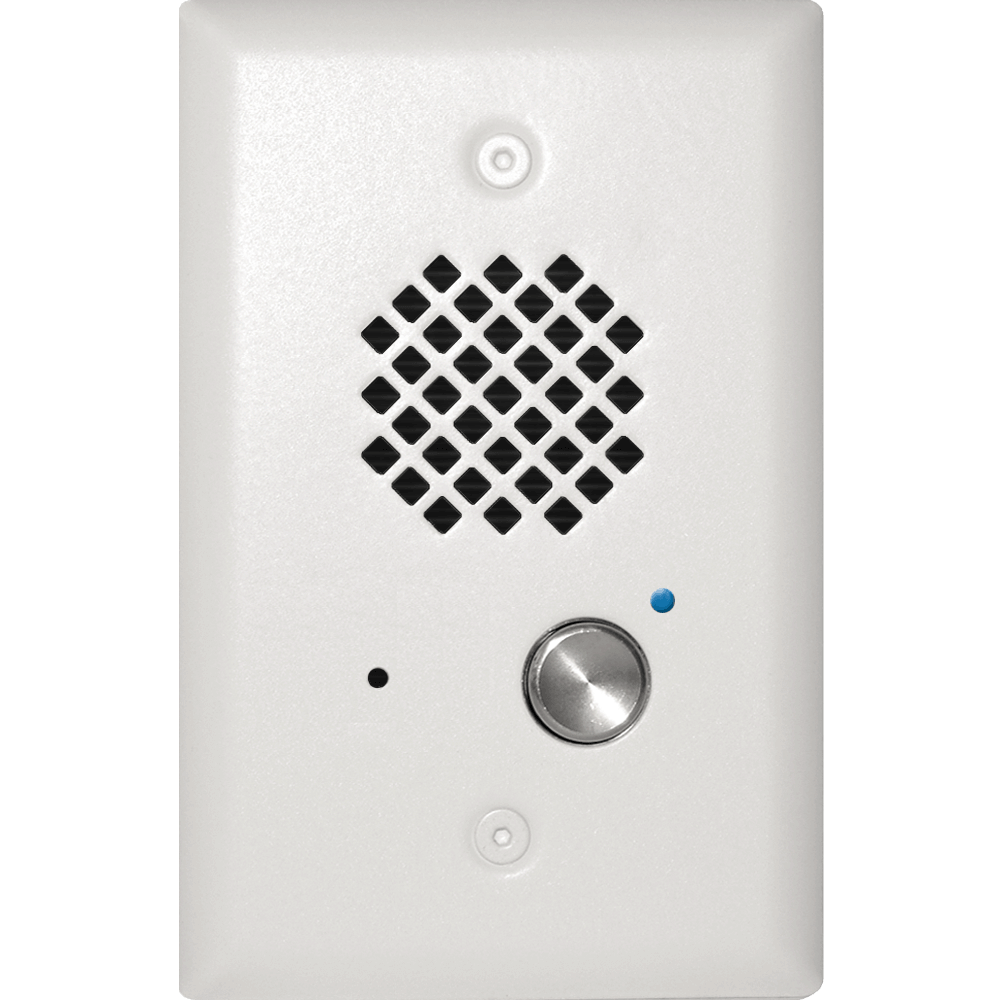 Viking E-40-WH-EWP Compact Handsfree Entry Phone with Enhanced Weather Protection