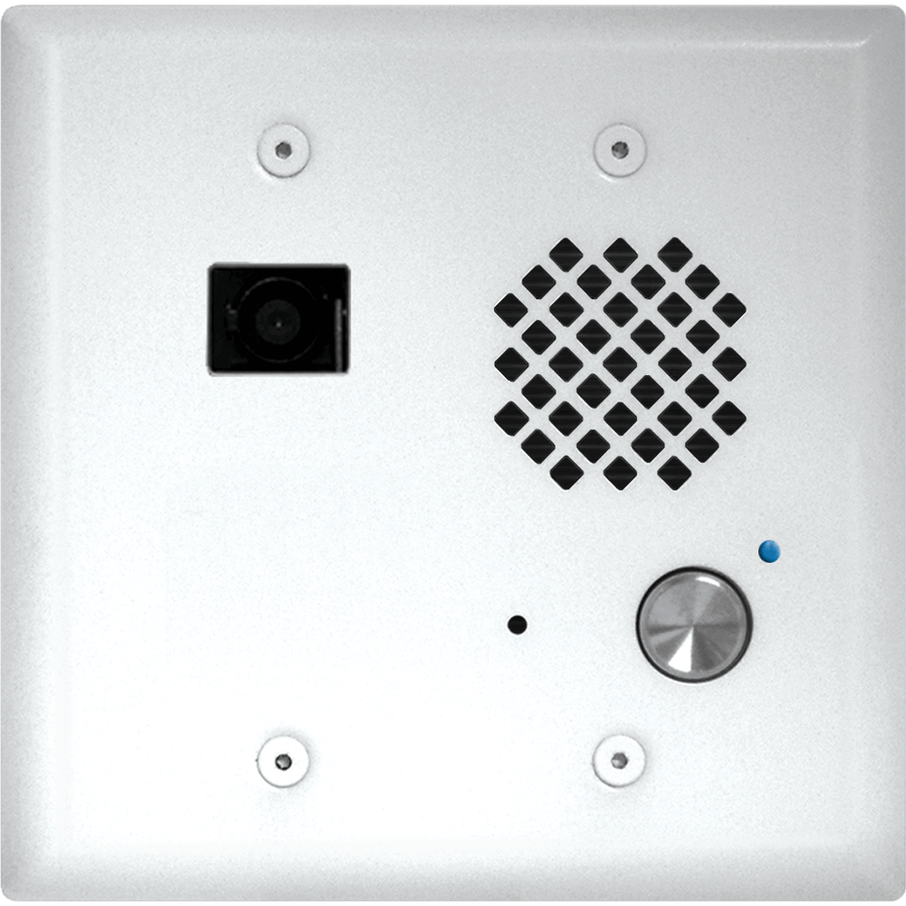 Viking E-65-WH Double Gang Entry Phones with Color Video Camera