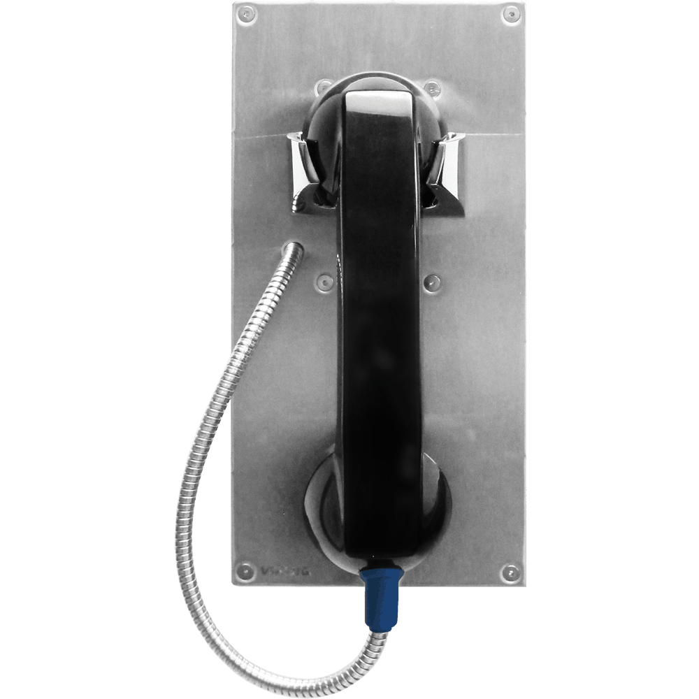Viking K-1900-712L-EWP Hot-line Panel Phone With 12” Armored Cable, Lanyard, And Enhanced Weather Protection