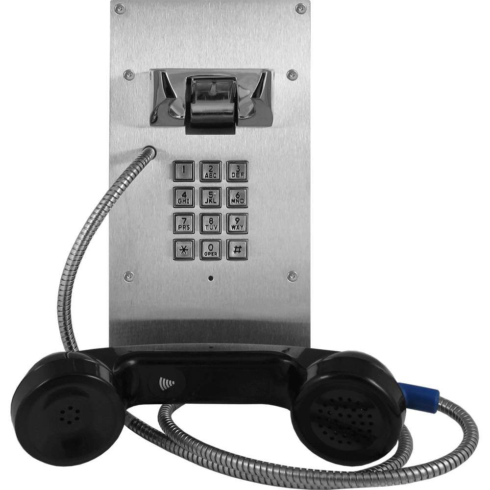 Viking K-1900-8-EWP Vandal Resistant Analog Phone with Auto Dialer with Keypad and Entry System