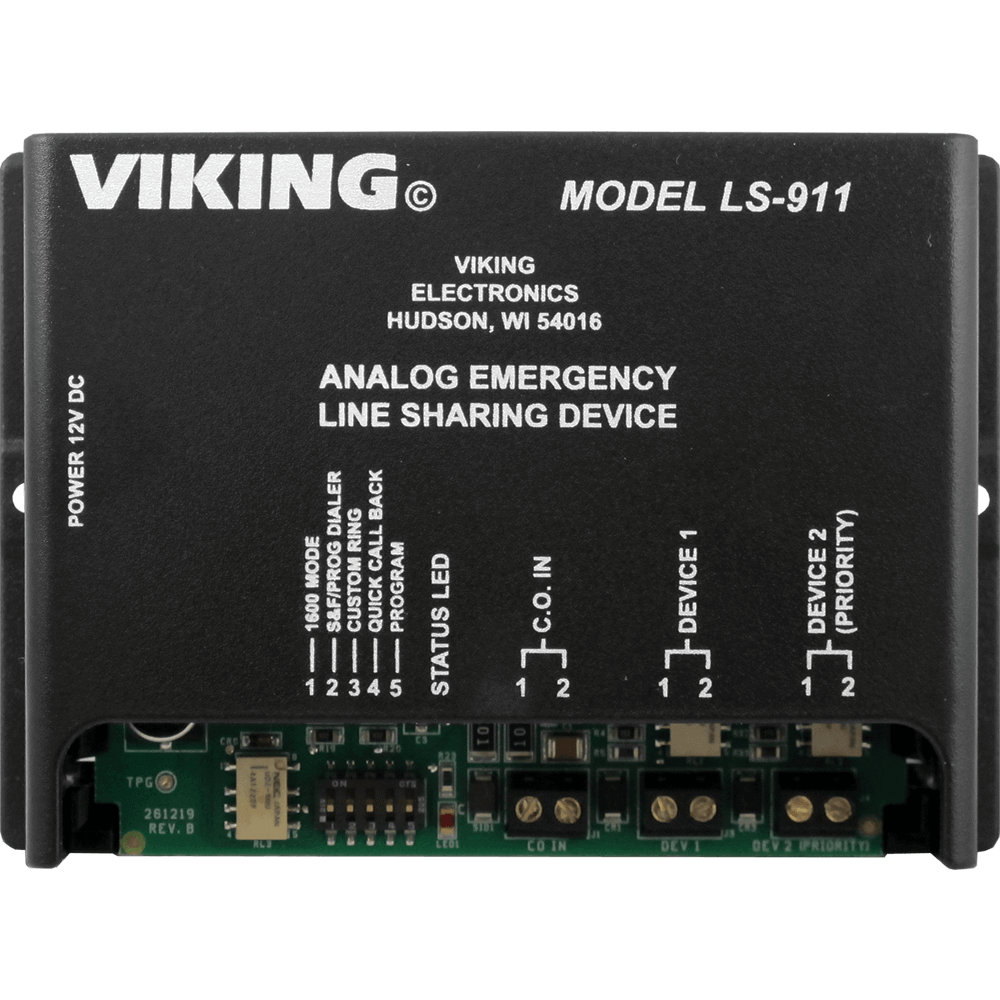 Viking LS-911 Analog Emergency Line Sharing Device - DISCONTINUED - SEE LSD-2