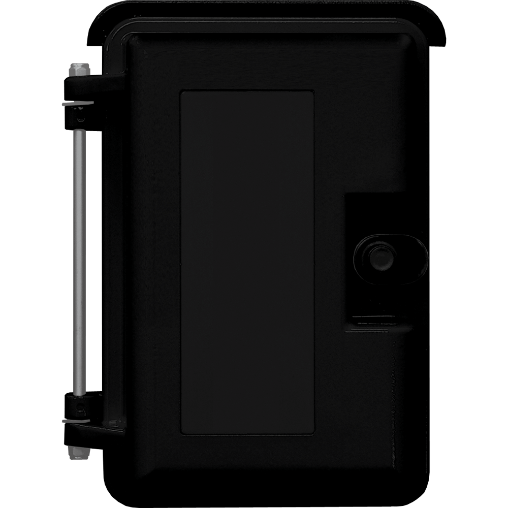 Viking  VE-9X12B-0P Heavy Duty Black Plastic Outdoor Enclosure no Adapter Panel & no Logo