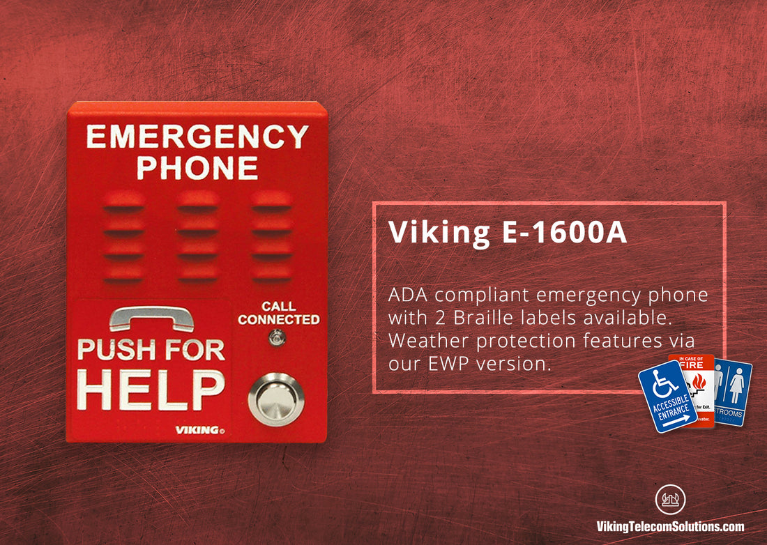 Viking E-1600A series Emergency Phone- Describing the Features and facilities