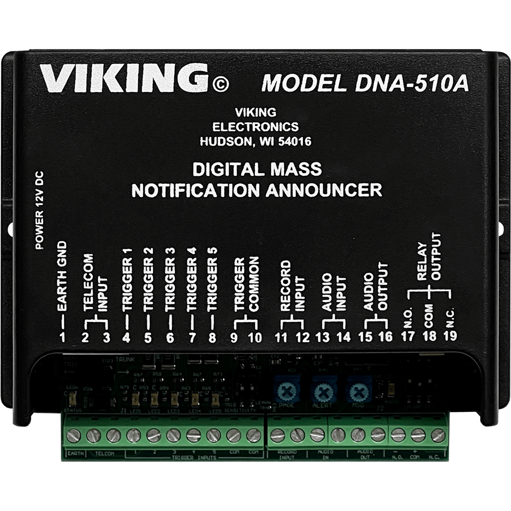Viking DNA-510A Digital Mass Notification Announcer