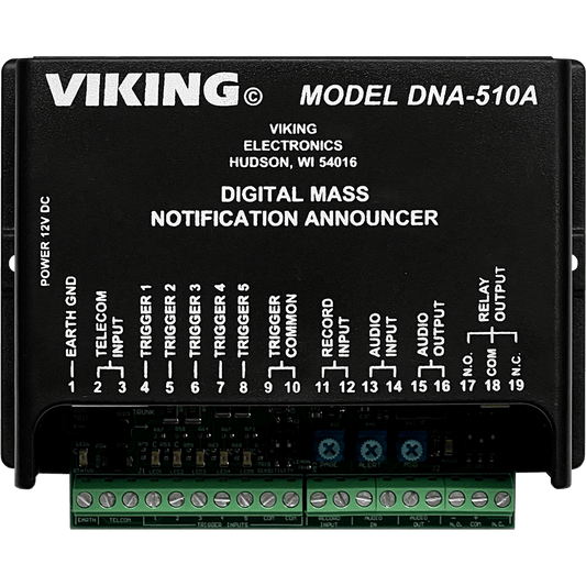 Viking DNA-510A Digital Mass Notification Announcer