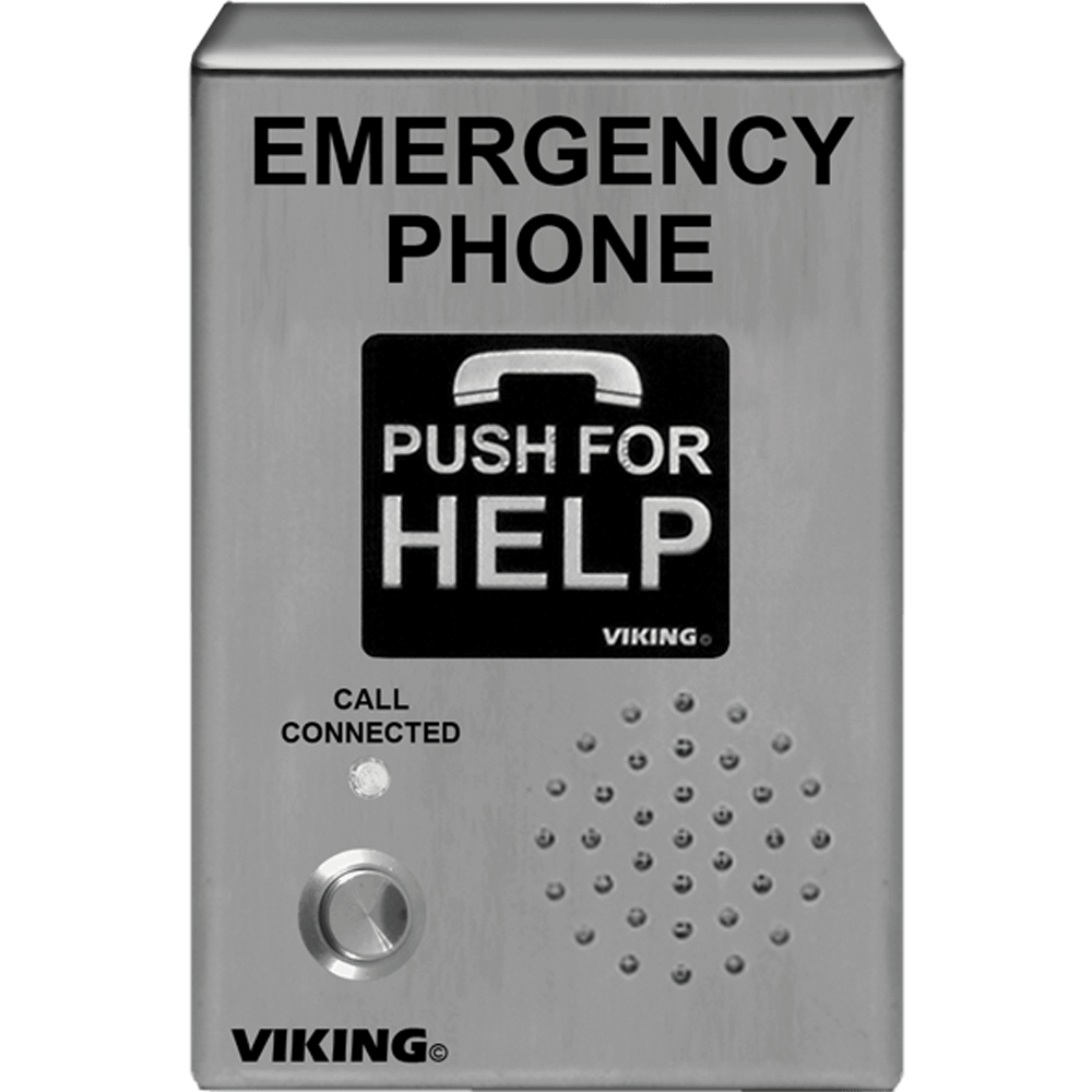 Viking E-1600-03B-EWP A.D.A. Approved Emergency / Elevator Phone with Voice Announcer and Auto Dialer