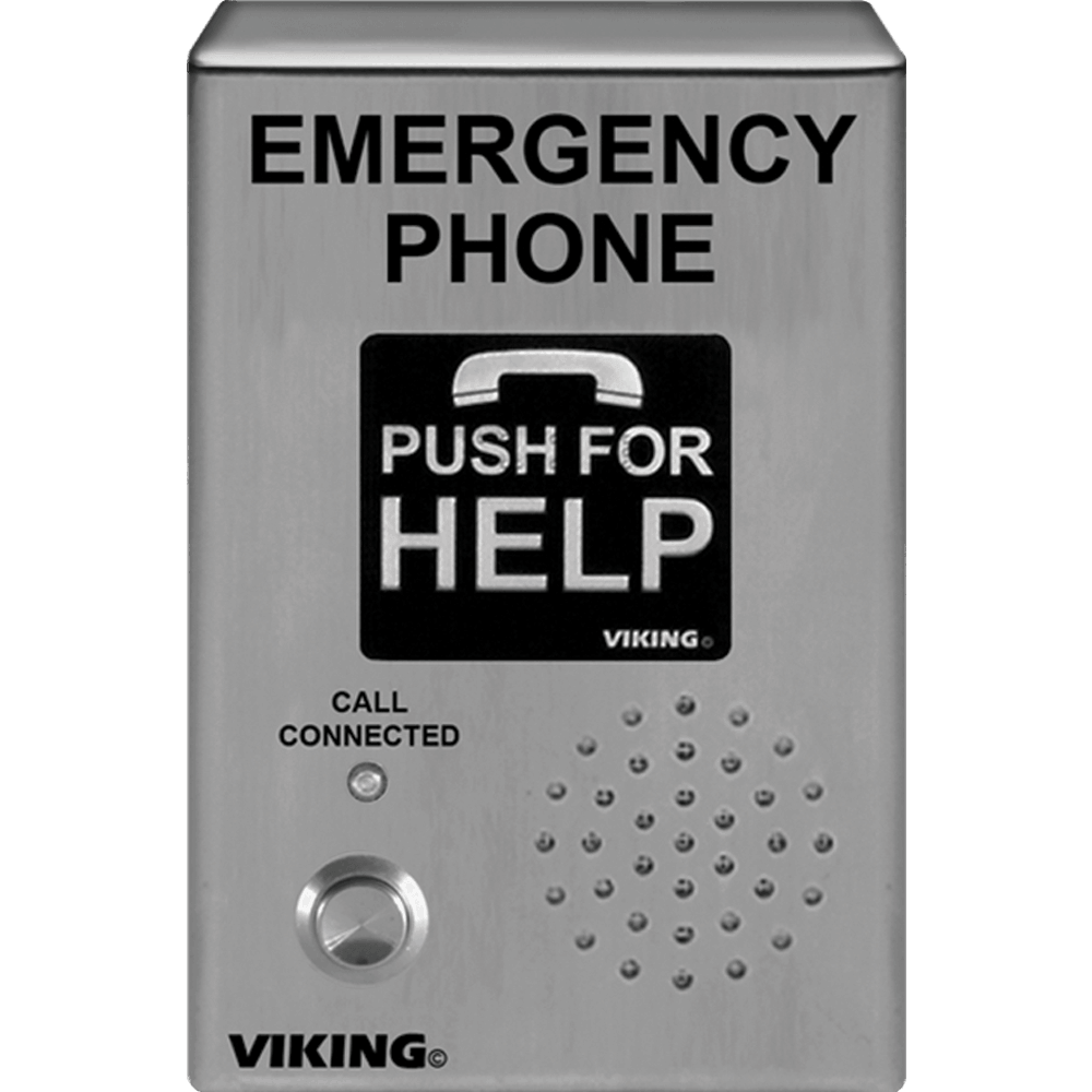 Viking E-1600-03B A.D.A. Approved Emergency / Elevator Phone with Voice Announcer and Auto Dialer