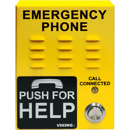Viking E-1600-45-IP ADA Compliant VoIP Emergency Phones with Built-In Dialer and Digital Voice Announcer