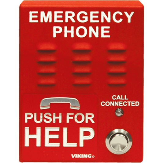 Viking E-1600-IP-EWP ADA Compliant VoIP Emergency Phones with Built-In Dialer and Digital Voice Announcer