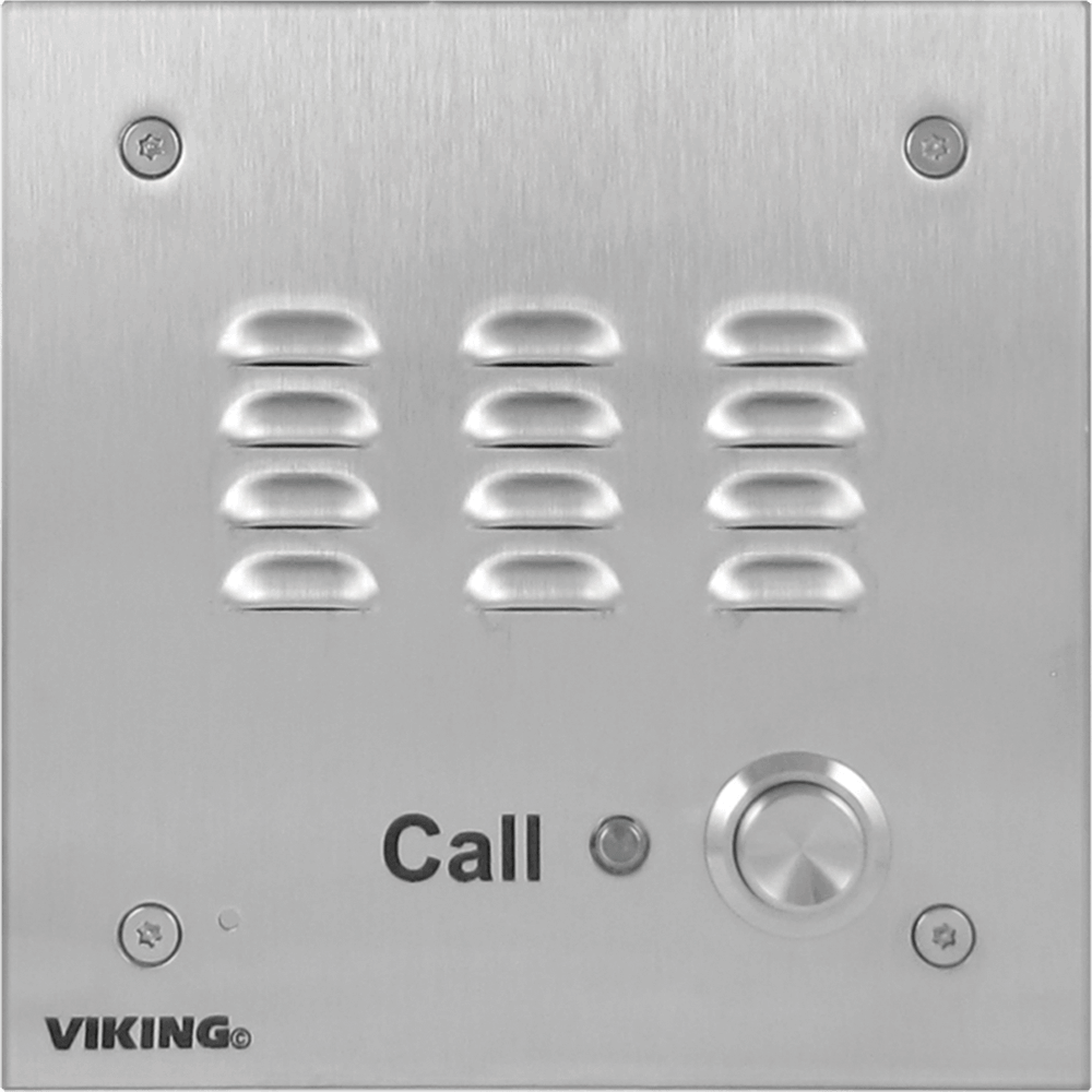 Viking E-30 Flush Mount Handsfree Door Entry Phone with Built-In Auto Dialer