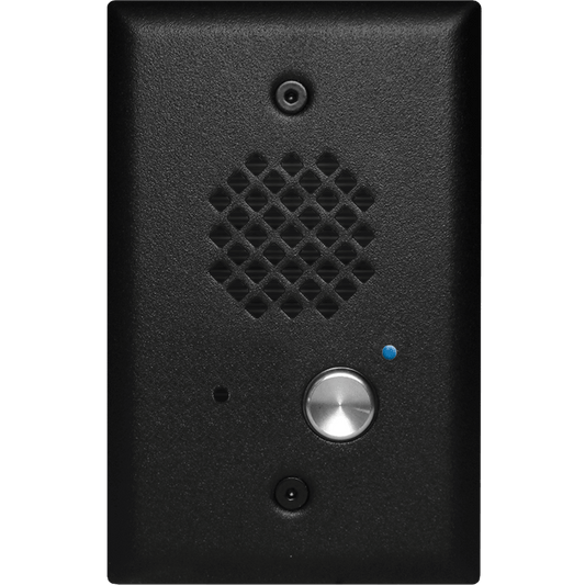 Viking E-40-BK-EWP Black Compact Handsfree Entry Phone with Enhanced Weather Protection