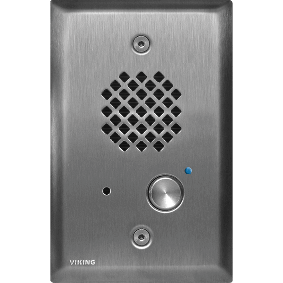 Viking E-40-SS Single Gang Entry Phone, Stainless Steel Finish ...
