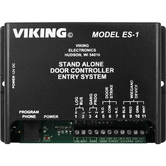 Viking ES-1 Add Keyless Entry and/or Card Reader Entry for a Single Door with Up to 250 Users
