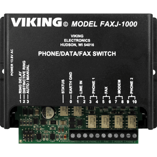 Viking FAXJ-1000 FaxJack Phone/Fax Switch