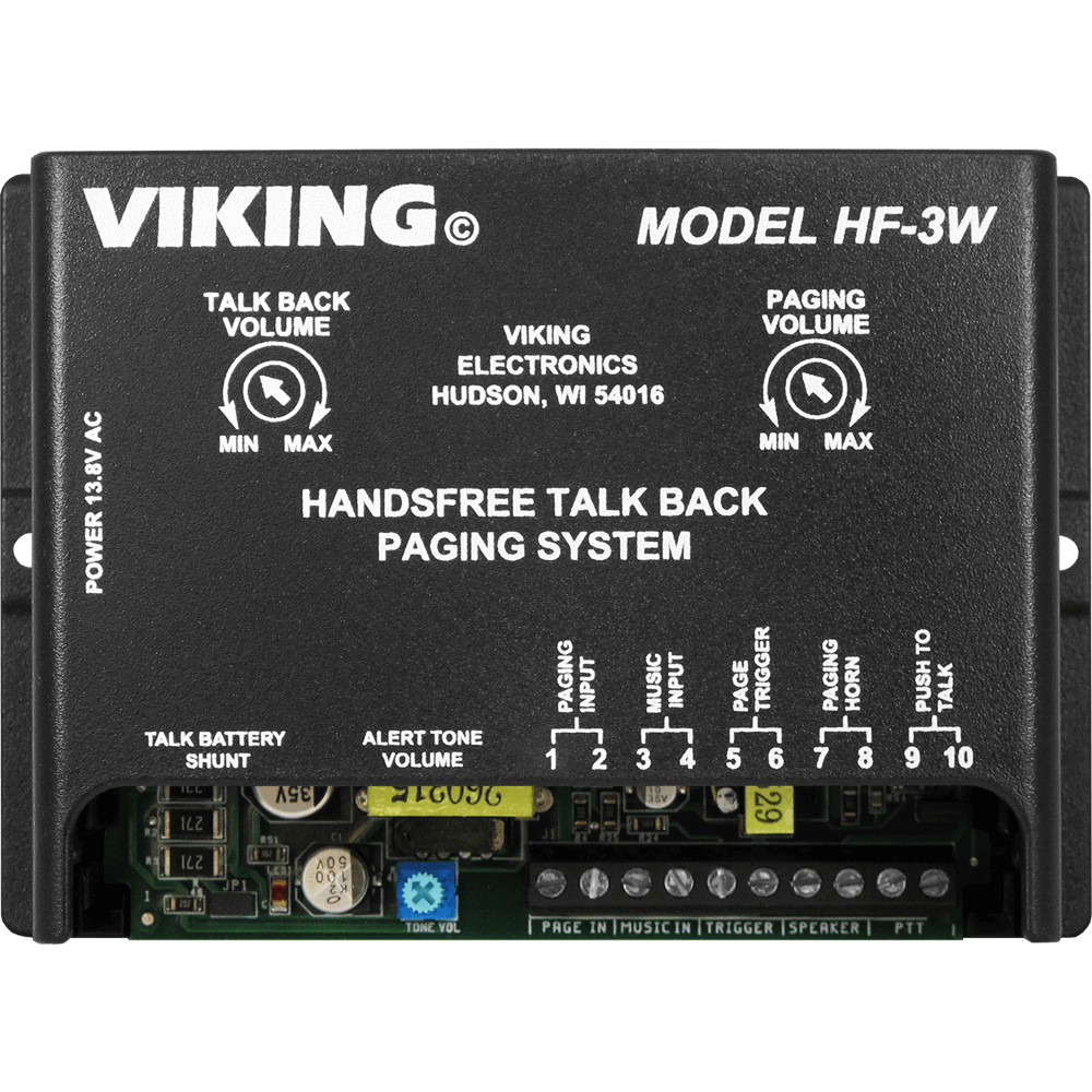 Viking HF-3W Two-Way Handsfree Talkback Amplifier