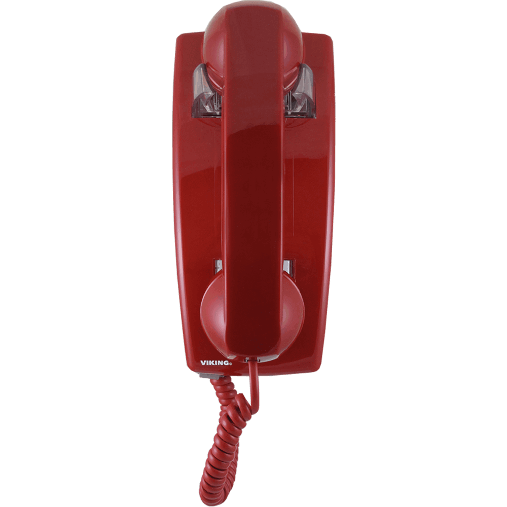 Viking K-1500P-W No Dial Wall Phone