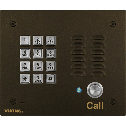 Viking K-1700-BN-IP VoIP Entry Phone Bronze Finish