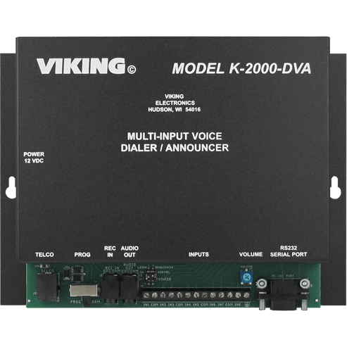 Viking K-2000-DVA Eight Input Dialer/Announcer – vikingtelecomsolutions
