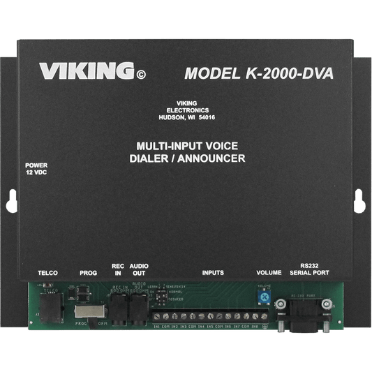 Viking K-2000-DVA  Eight Input Dialer/Announcer