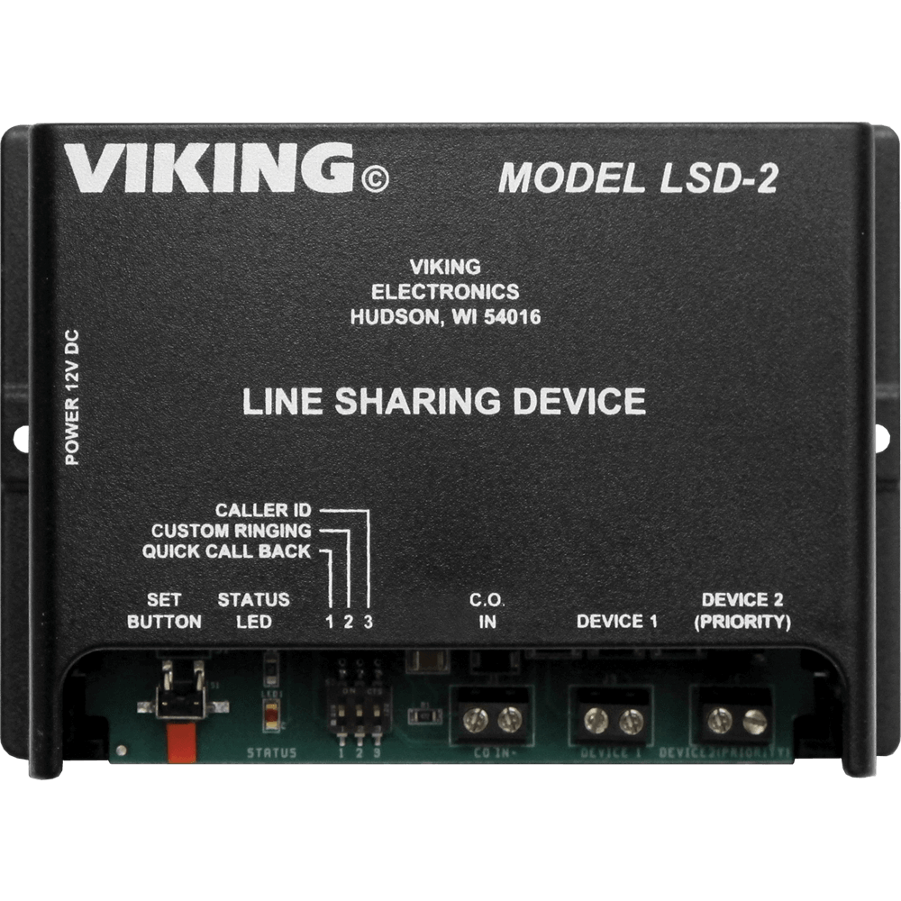 Viking LSD-2 Intelligent Line Sharing Device with Inbound Call Switching