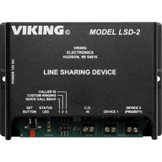 Viking LSD-2 Intelligent Line Sharing Device with Inbound Call Switching