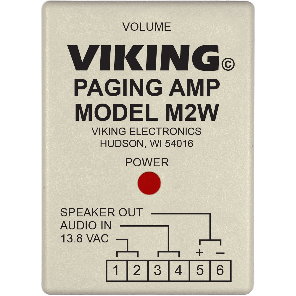 Viking M2W Loud Call Announce / Ringing and Paging Power Amplifier