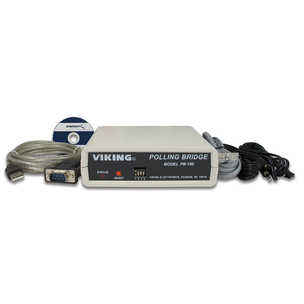 Viking PB-100 Multi-Purpose PC to Phone Line Bridge with Application Software