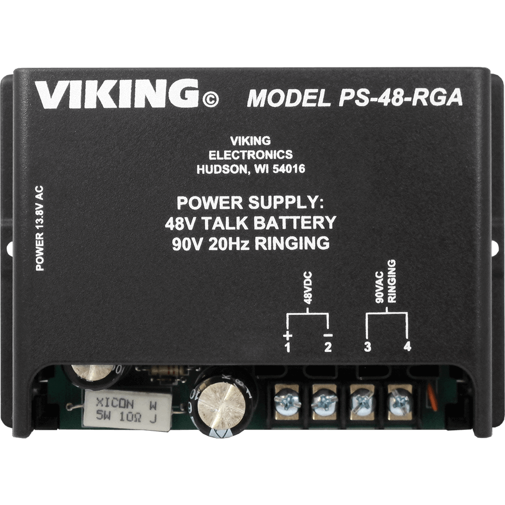 Viking PS-48-RGA Talk Battery, Ring Voltage Supply