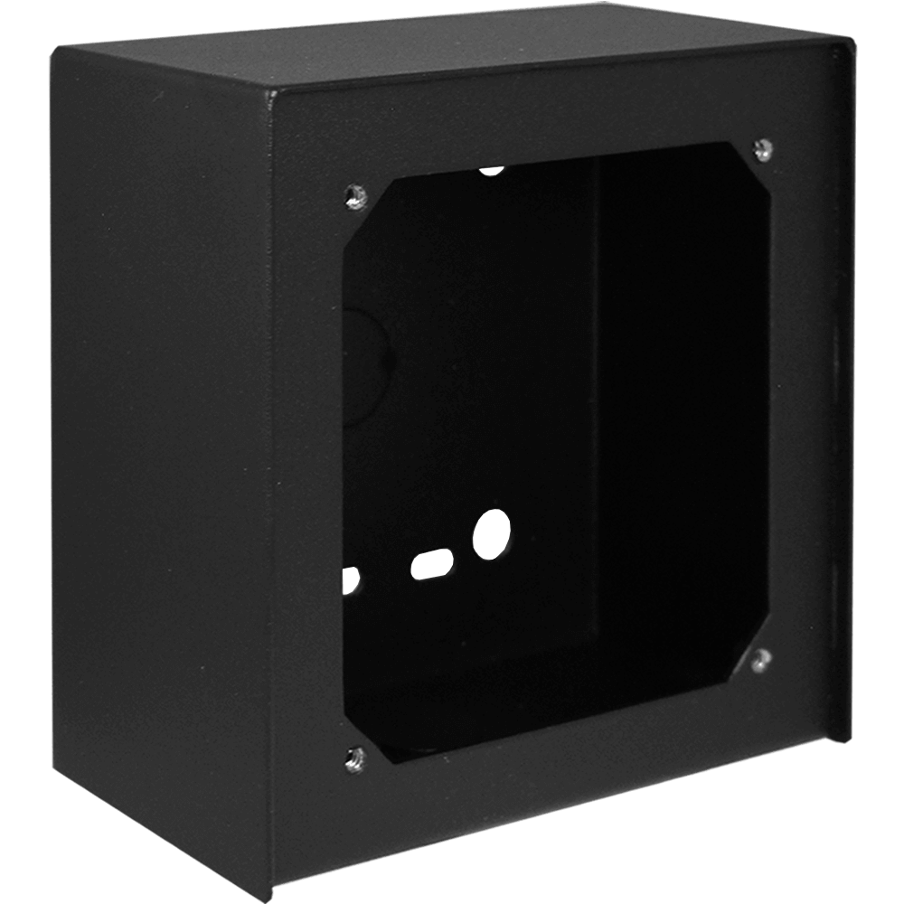 Viking VE-5X5-NR 5x5 Surface Mount Box in Black Powder Painted Steel Finish No Rain Guard