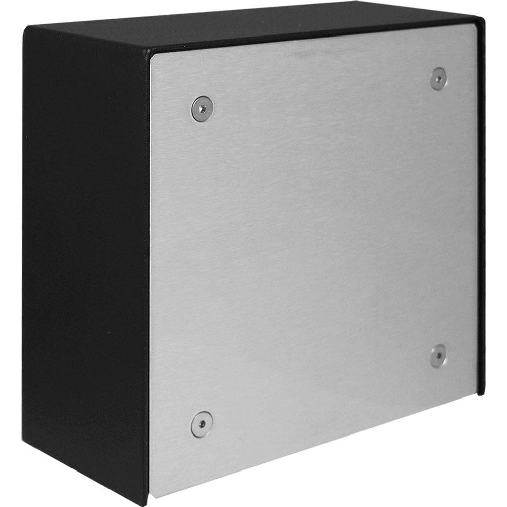 Viking VE-5x5-PNL-NR Black Surface Box 5x5 with Blank Aluminum Panel