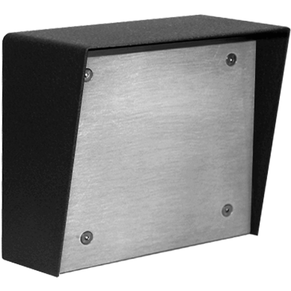 Viking VE-6X7-PNL Black Surface Box 6x7 with Blank Aluminum Panel