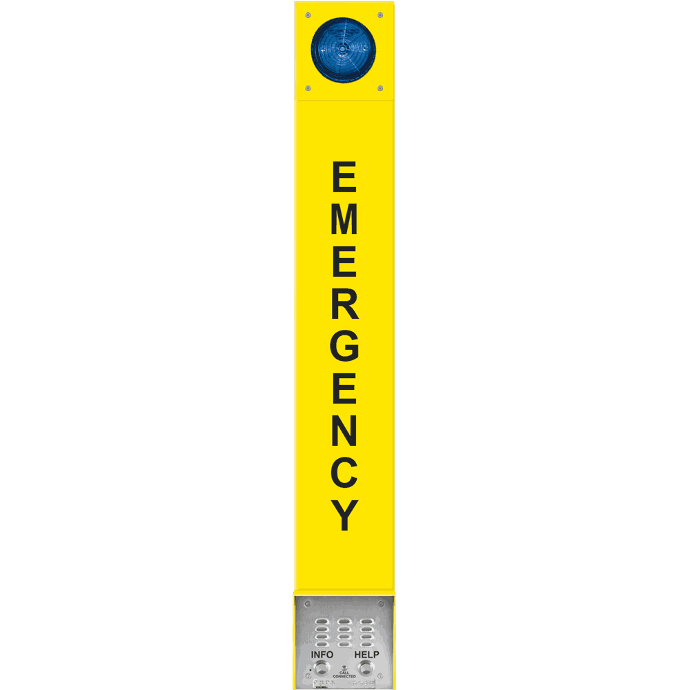 Viking E-1600A-BLT2-EWP Two-Button ADA Compliant Emergency Tower Phone